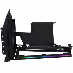 Lian Li többirányú függőleges GPU-tartó, PCIe 5.0 Riser kábellel – fekete (G89.VG4-5-V3X.00)