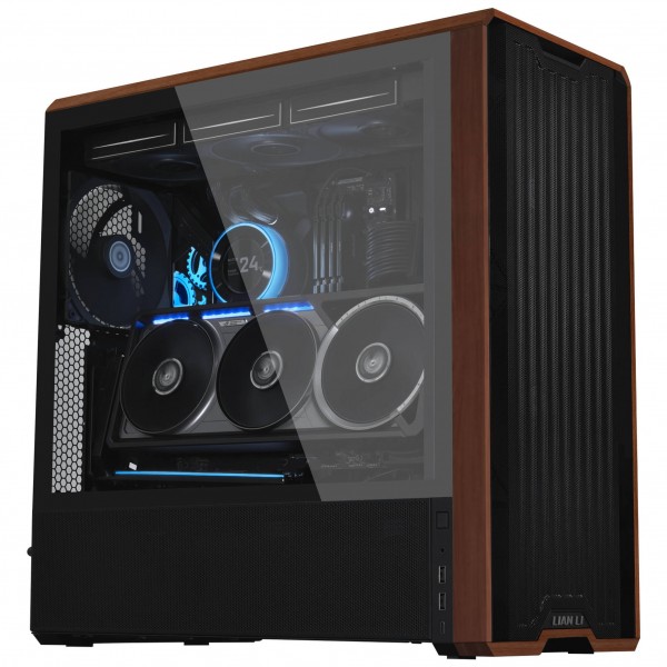 Lian Li többirányú függőleges GPU-tartó, PCIe 5.0 Riser kábellel – fekete (G89.VG4-5-V3X.00)