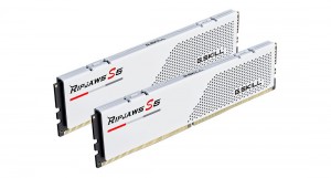 G.SKILL 32GB DDR5 5600MHz Kit(2x16GB) Ripjaws S5 White (F5-5600J3636C16GX2-RS5W)