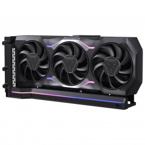 PHANTEKS Premium PCIe Gen 5 függőleges GPU-tartó, DRGB, PCIe 5.0 – 220 mm, fekete (PH-PGPUKT5.0_DBK01)