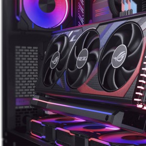 PHANTEKS Premium PCIe Gen 5 függőleges GPU-tartó, DRGB, PCIe 5.0 – 220 mm, fekete (PH-PGPUKT5.0_DBK01)