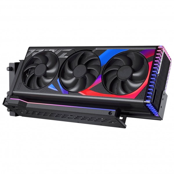 PHANTEKS Premium PCIe Gen 5 függőleges GPU-tartó, DRGB, PCIe 5.0 – 220 mm, fekete (PH-PGPUKT5.0_DBK01)