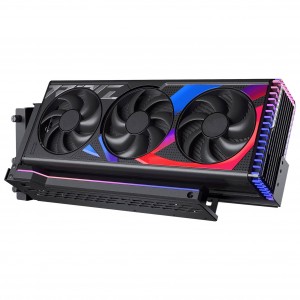 PHANTEKS Premium PCIe Gen 5 függőleges GPU-tartó, DRGB, PCIe 5.0 – 220 mm, fekete (PH-PGPUKT5.0_DBK01)