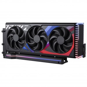 PHANTEKS Premium PCIe Gen 5 függőleges GPU-tartó, DRGB, PCIe 5.0 – 220 mm, fekete (PH-PGPUKT5.0_DBK01)