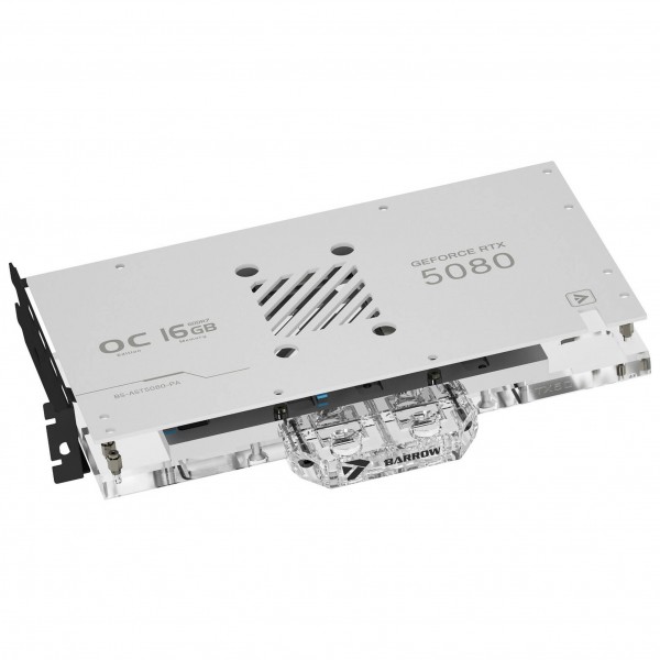 Barrow ASUS ROG TUF 5080 / 5070 Ti GPU vízhűtő blokk – fehér (BS-AST5080-PA W)