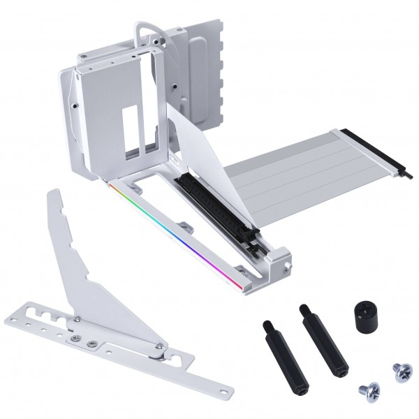 Lian Li függőleges GPU-tartó készlet, PCIe 5.0 riser kábellel – fehér (G89.VG4-5-V4W.00)