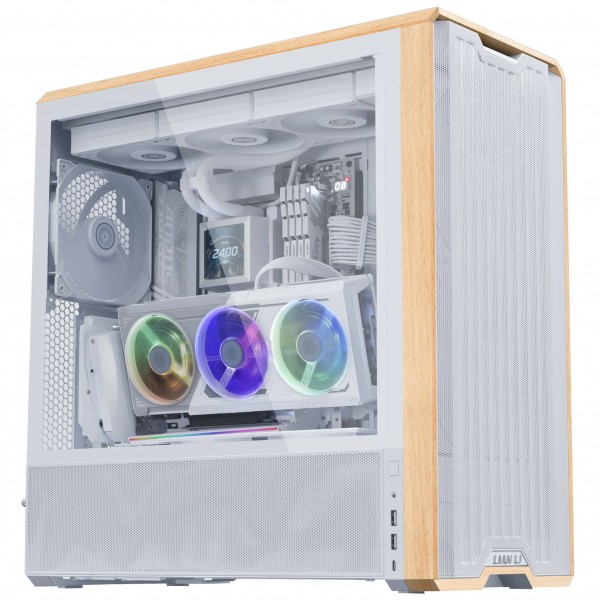 Lian Li függőleges GPU-tartó készlet, PCIe 5.0 riser kábellel – fehér (G89.VG4-5-V4W.00)