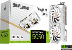 ZOTAC GAMING GeForce RTX 5050 Twin Edge OC White Edition, 8192 MB GDDR6 (ZT-B50500Q-10M)