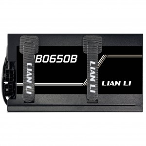 Lian Li RB Series 80 PLUS Bronze tápegység, részben moduláris, PCIe 5.1, ATX 3.1 – 650 watt, fekete (G9P.RB0650B.B000.EU)