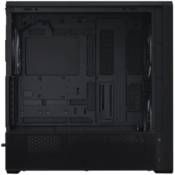 Lian Li LANCOOL 217 INF PC-ház, Midi-Tower, edzett üveg, RGB-megvilágítás – fekete (G99.LAN217INFX.00)