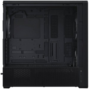 Lian Li LANCOOL 217 INF PC-ház, Midi-Tower, edzett üveg, RGB-megvilágítás – fekete (G99.LAN217INFX.00)