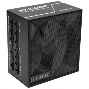 Lian Li SX Series 80 PLUS Platinum tápegység, teljesen moduláris, PCIe 5.1, ATX 3.1 - 1000 watt, fekete (G9P.SX1000P.B000.EU)