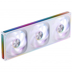  Jonsbo ZA-420W PWM ventilátor, ARGB - 3x 140mm, fehér (ZA-420W)