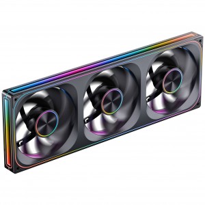 Jonsbo ZA-420BR reverse ventilátor, ARGB - 3x 140mm, fekete (ZA-420BR)