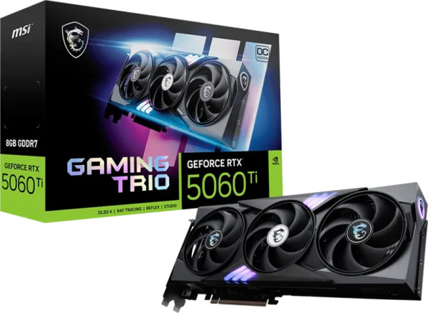 MSI RTX5060Ti Gaming Trio OC  8GB GDDR7 V536-004R retail (V536-004R)