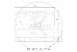 EK-Water Blocks EK-Mana G2 PC-O11D EVO D5 Distro Plate /3831129902039/