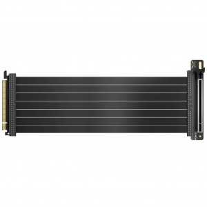 TRYX STRING PCIe 5.0 x16 Riser kábel, 300 mm – fekete (A-S300C-PCI5-G0K)