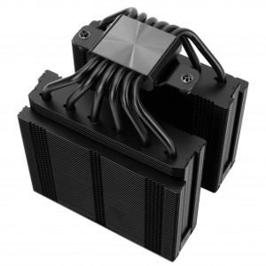 Thermalright Royal Pretor 130 CPU hűtő, duál torony - 1x 120mm, 1x 130mm, fekete (ROYAL PRETOR 130 BLACK)