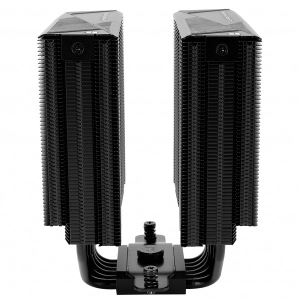 Thermalright Royal Pretor 130 CPU hűtő, duál torony - 1x 120mm, 1x 130mm, fekete (ROYAL PRETOR 130 BLACK)