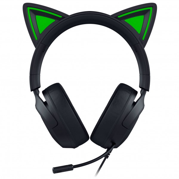 Razer Kraken Kitty V3 X gaming headset, vezetékes, 7.1 Surround - fekete (RZ04-05350200-R3M1)