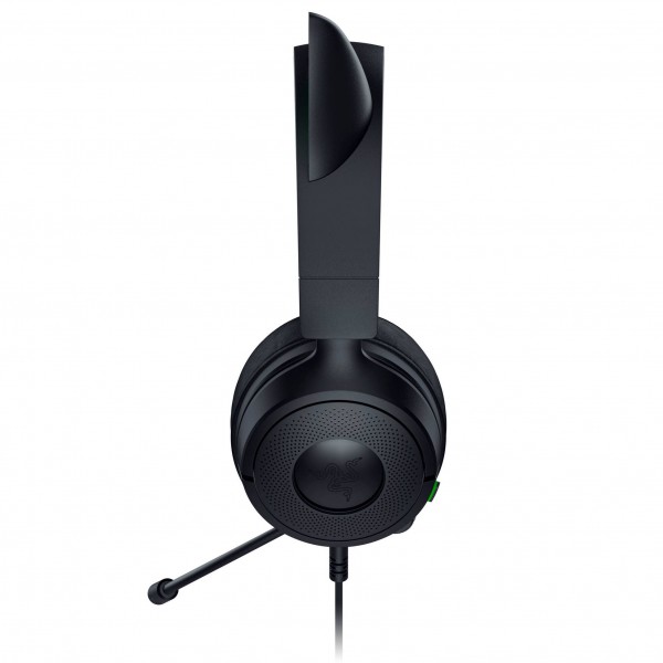 Razer Kraken Kitty V3 X gaming headset, vezetékes, 7.1 Surround - fekete (RZ04-05350200-R3M1)