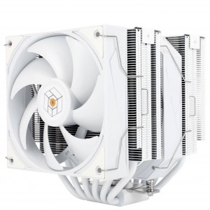 Thermalright Royal Pretor 130 CPU hűtő, dual tower - 1x 120mm, 1x 130mm, fehér (ROYAL PRETOR 130 WHITE)