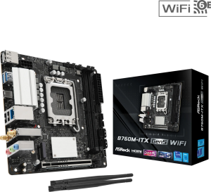 ASROCK B760M-ITX WiFi DDR5 Intel S1700 90-MXBU00-A0UAYZ retail (90-MXBU00-A0UAYZ)