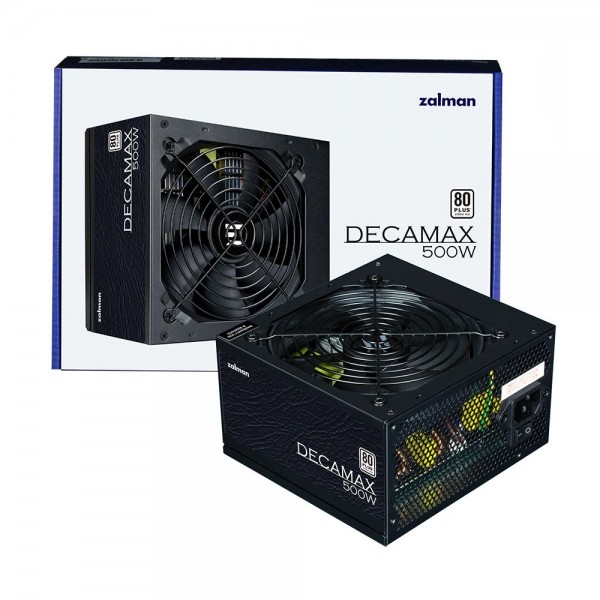 Zalman Decamax ZM500-LX3, 500 W-os 80Plus tápegység (ZM500-LX3)