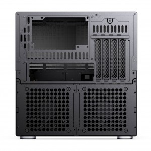  Jonsbo N6 NAS-ház, Cube-ház, mATX, acél/háló - fekete (N6)