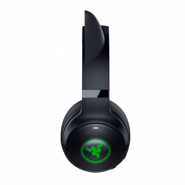 Razer Kraken Kitty V2 BT gamer fejhallgató, Bluetooth, Chroma RGB – fekete (RZ04-04860500-R3M1)