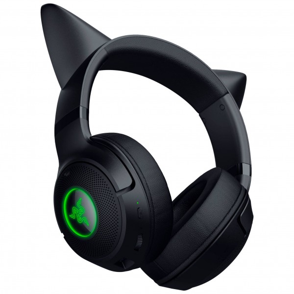 Razer Kraken Kitty V2 BT gamer fejhallgató, Bluetooth, Chroma RGB – fekete (RZ04-04860500-R3M1)