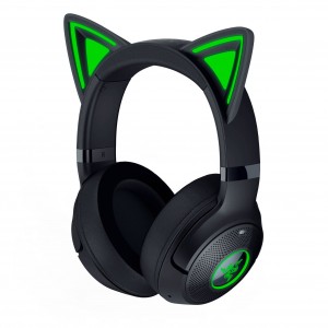 Razer Kraken Kitty V2 BT gamer fejhallgató, Bluetooth, Chroma RGB – fekete (RZ04-04860500-R3M1)