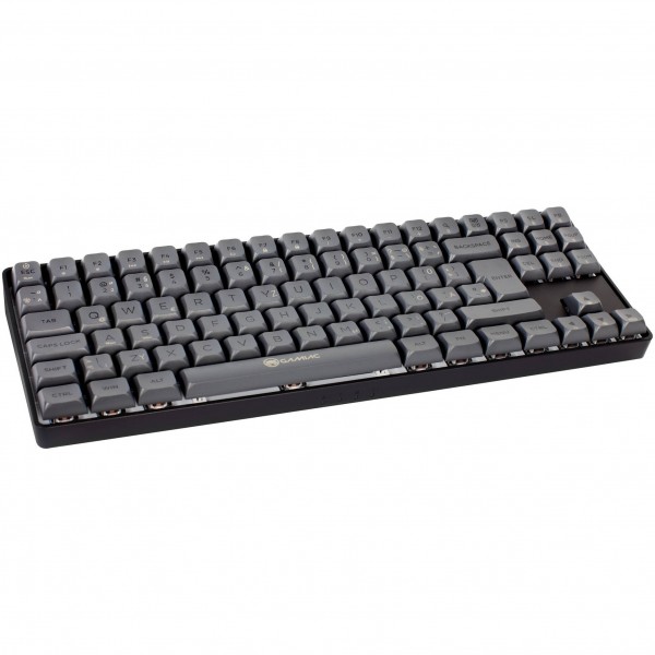 GAMIAC TKL90G gamer billentyűzet, Kailh Blue kapcsolók, RGB - fekete/szürke (GAKM-G90DW24.11)