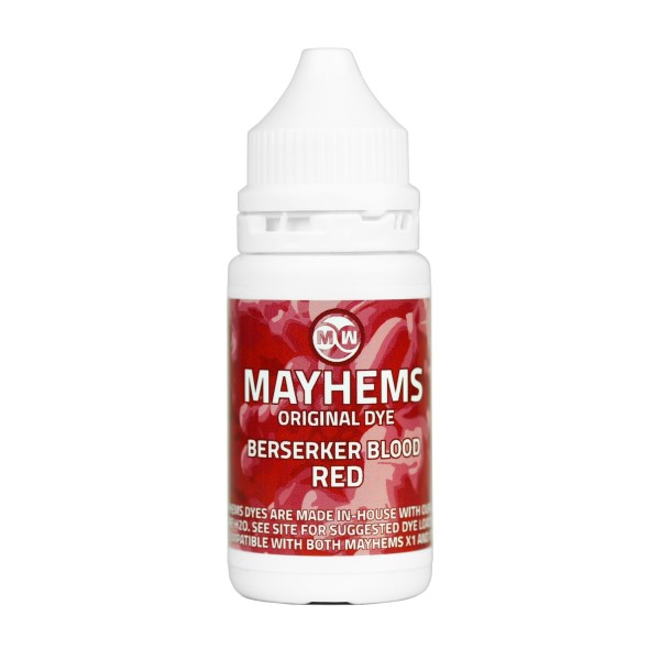 Mayhems Dye Original Series 15 ml - Berserker Blood Red (MAYHEMS-DYE-15ML-R)