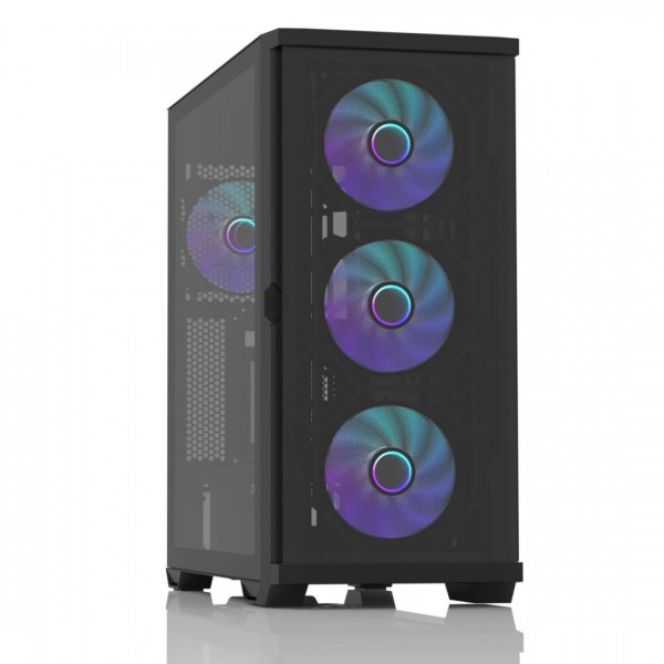 Zalman Z10 DUO táp nélküli ablakos ház fekete /Z10 DUO/
