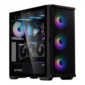 Zalman Z10 DUO táp nélküli ablakos ház fekete /Z10 DUO/