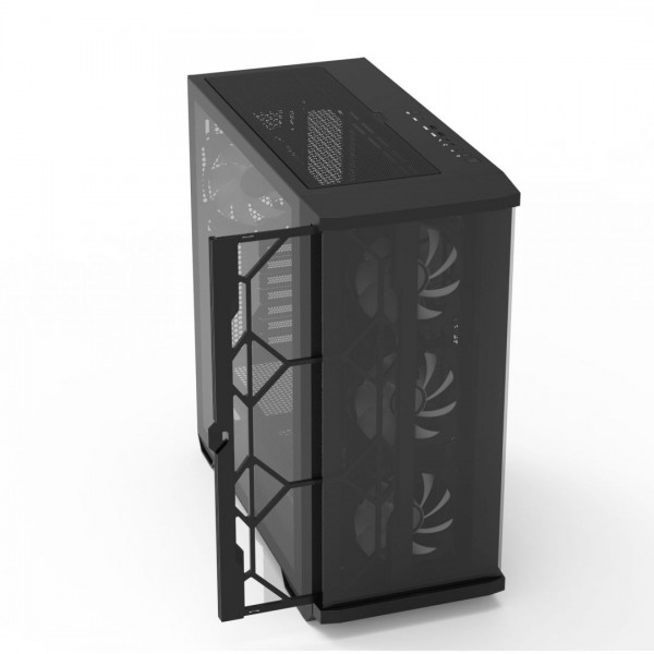 Zalman Z10 DUO táp nélküli ablakos ház fekete /Z10 DUO/