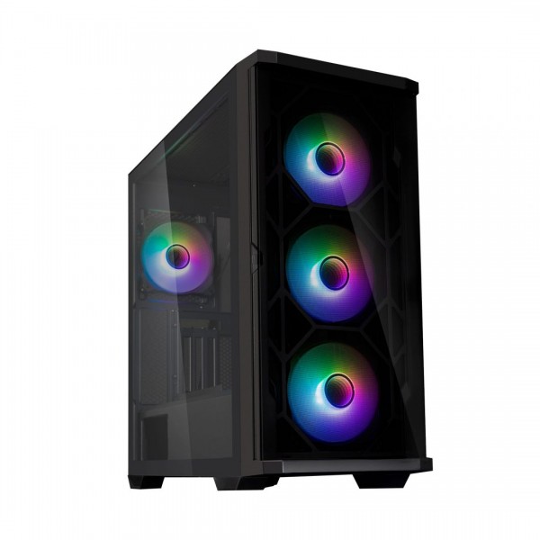 Zalman Z10 DUO táp nélküli ablakos ház fekete /Z10 DUO/