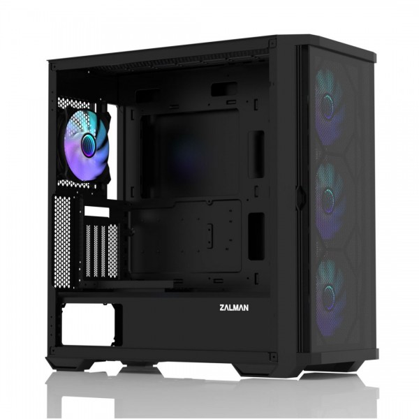 Zalman Z10 DUO táp nélküli ablakos ház fekete /Z10 DUO/