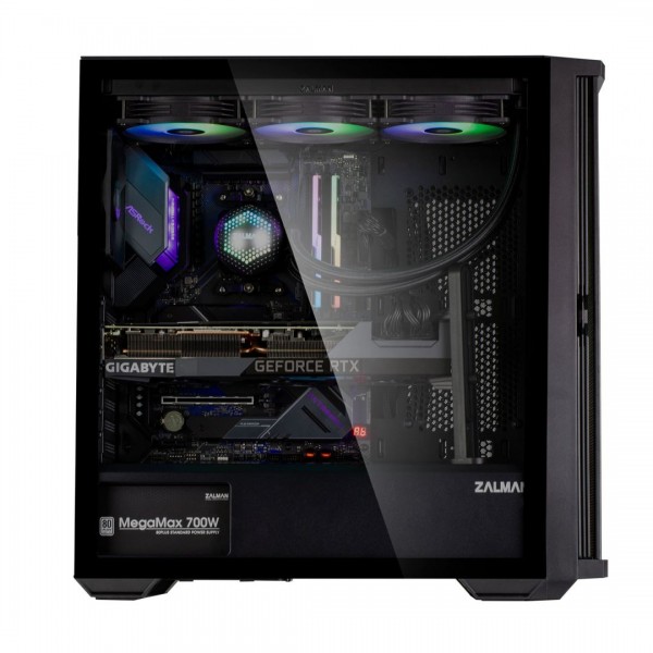 Zalman Z10 táp nélküli ablakos ház fekete
