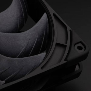 Noctua NF-A14X25 G2 PWM Sx2-PP chromax.black ventilátor, LCP – fekete, 140 mm, 2 db-os csomag (NF-A14X25 G2 PWM SX2-PP CH.BK)