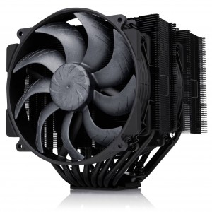 Noctua NH-D15 G2 chromax.black CPU-hűtő, kettős torony, PWM – fekete, 140 mm (NH-D15 G2 CH.BK)