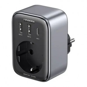 UGREEN Nexode 30W Wall Charger Hálózati Elosztó 1DIN Fali Grey (CD314)