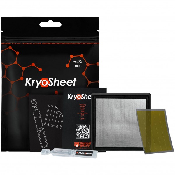 Thermal Grizzly KryoSheet hővezető párna – 75 x 72 mm (TG-KS-75-72)