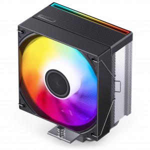 Jonsbo CB40 CPU-hűtő, PWM, ARGB - Fekete (CB40 BLACK ARGB)