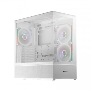 LC-Power LC-812W-ON gaming gépház Quartz Vision White retail (LC-812W-ON)