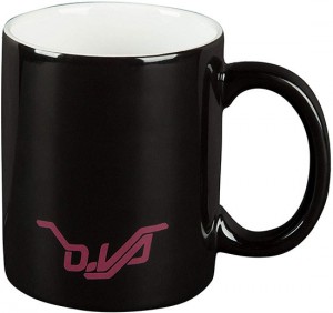 Jinx Overwatch – D.Va bögre, fekete/rózsaszín, 325 ml /BLOW-07857M-BK11-JNX/