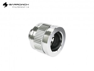 Barrow Barrowch Wolverine csatlakozó 14 mm-es merev csövekhez, G1/4 külső menettel, fekete (90184)