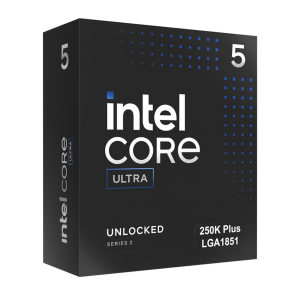 Intel Core Ultra 5 250K Plus CPU, 18 mag, 5,3 GHz, Socket 1851 (Arrow Lake) - dobozos, hűtő nélkül (BX80768250K)