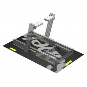 Sabelt Sim Floor Mat, szimulátoros versenyzéshez készült padlószőnyeg, 170 × 100 cm, csúszásgátló – fekete (00316-01-00)